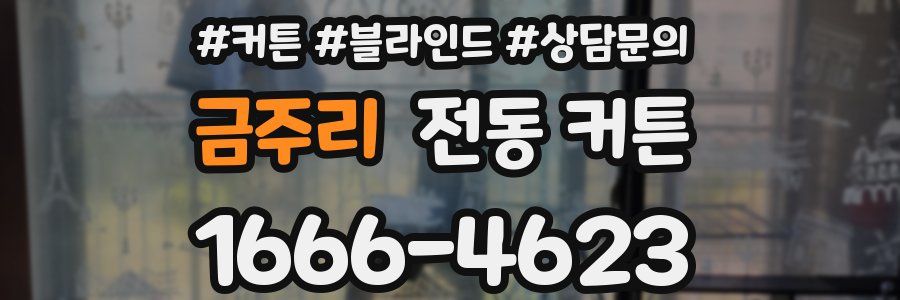 금주리 전동 커튼