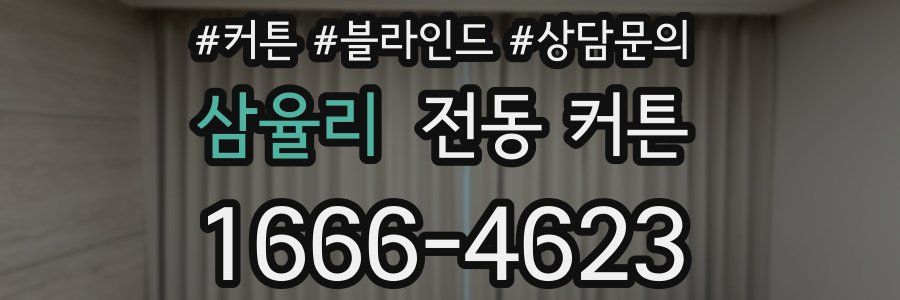삼율리 전동 커튼
