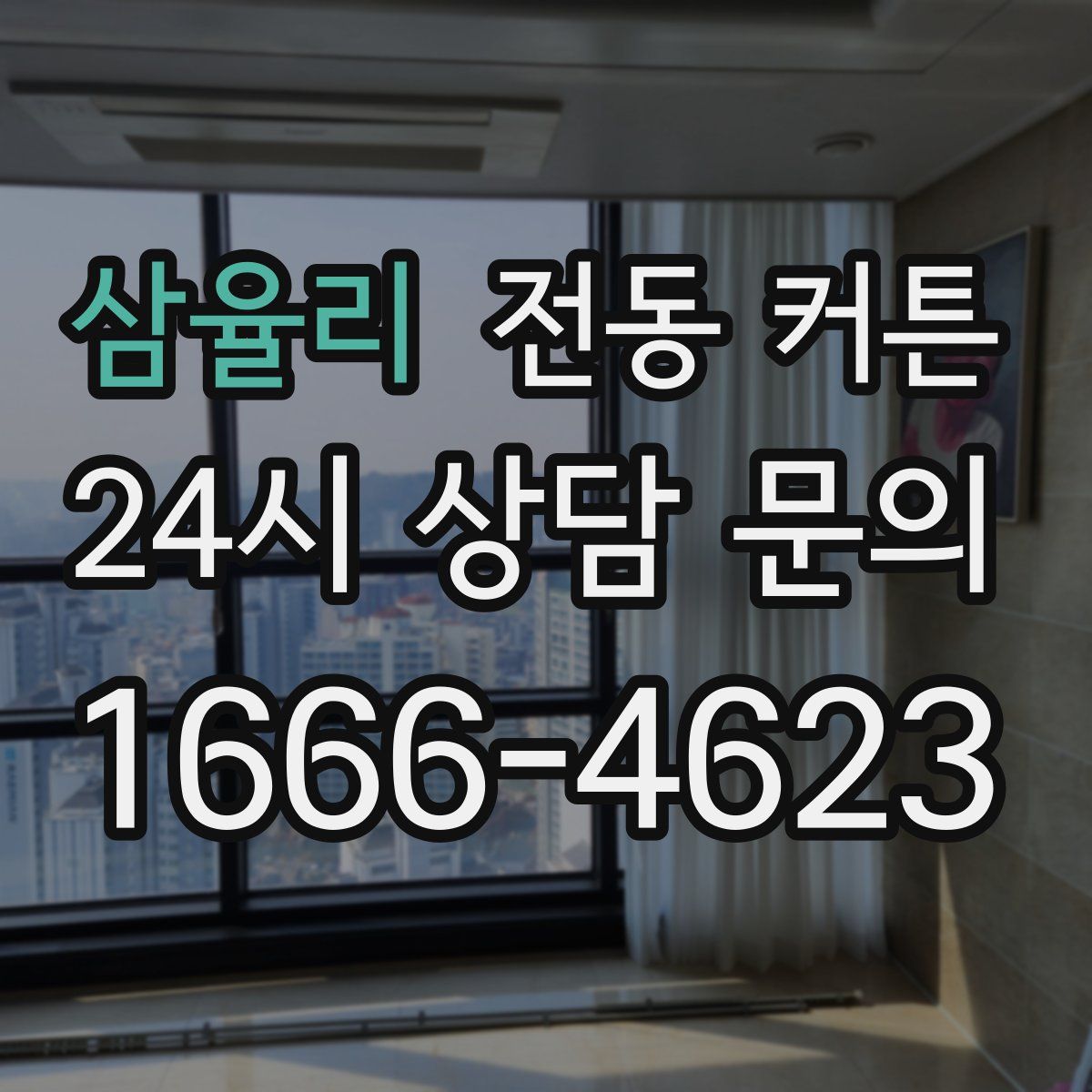 삼율리 전동 커튼