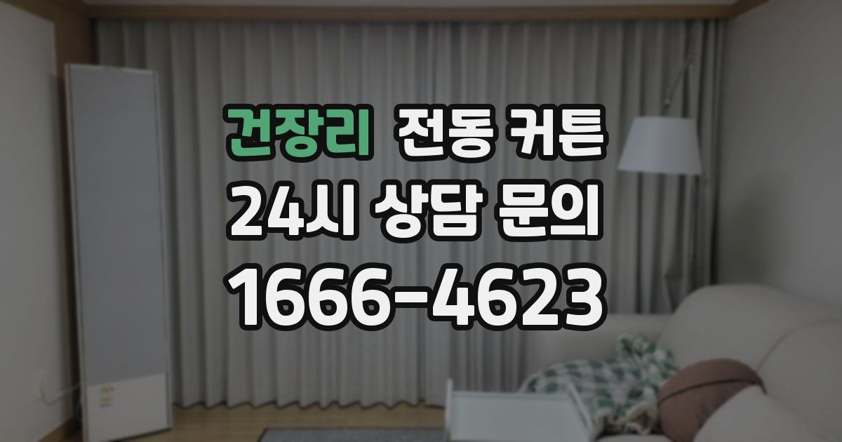 건장리 전동 커튼