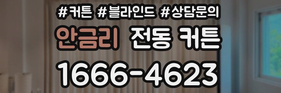 안금리 전동 커튼