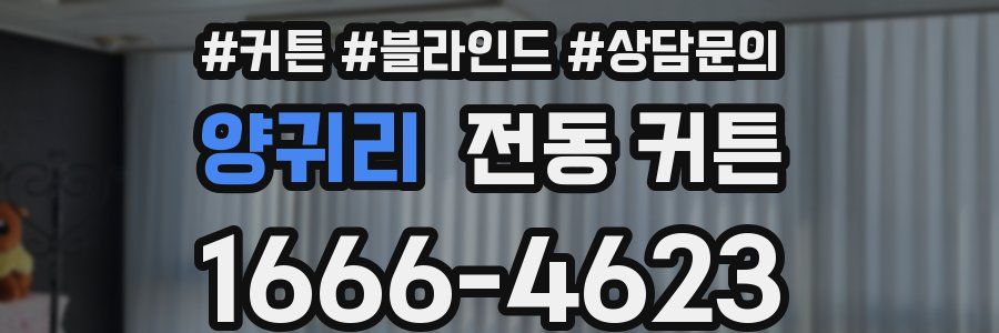 양귀리 전동 커튼