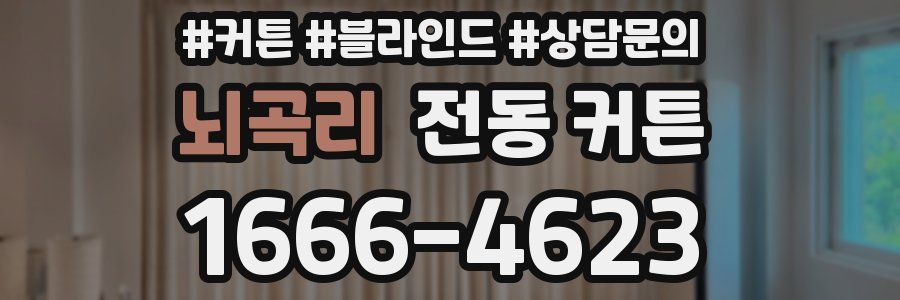 뇌곡리 전동 커튼