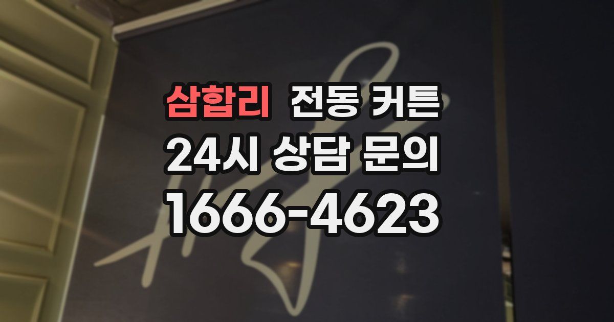 삼합리 전동 커튼