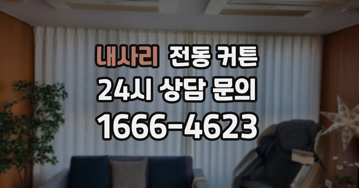 내사리 전동 커튼