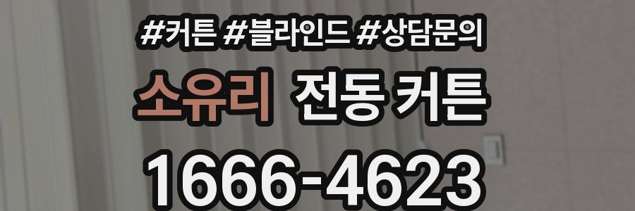 소유리 전동 커튼