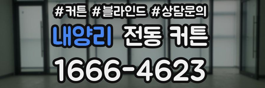 내양리 전동 커튼