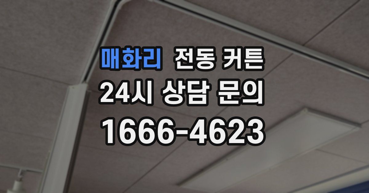 매화리 전동 커튼