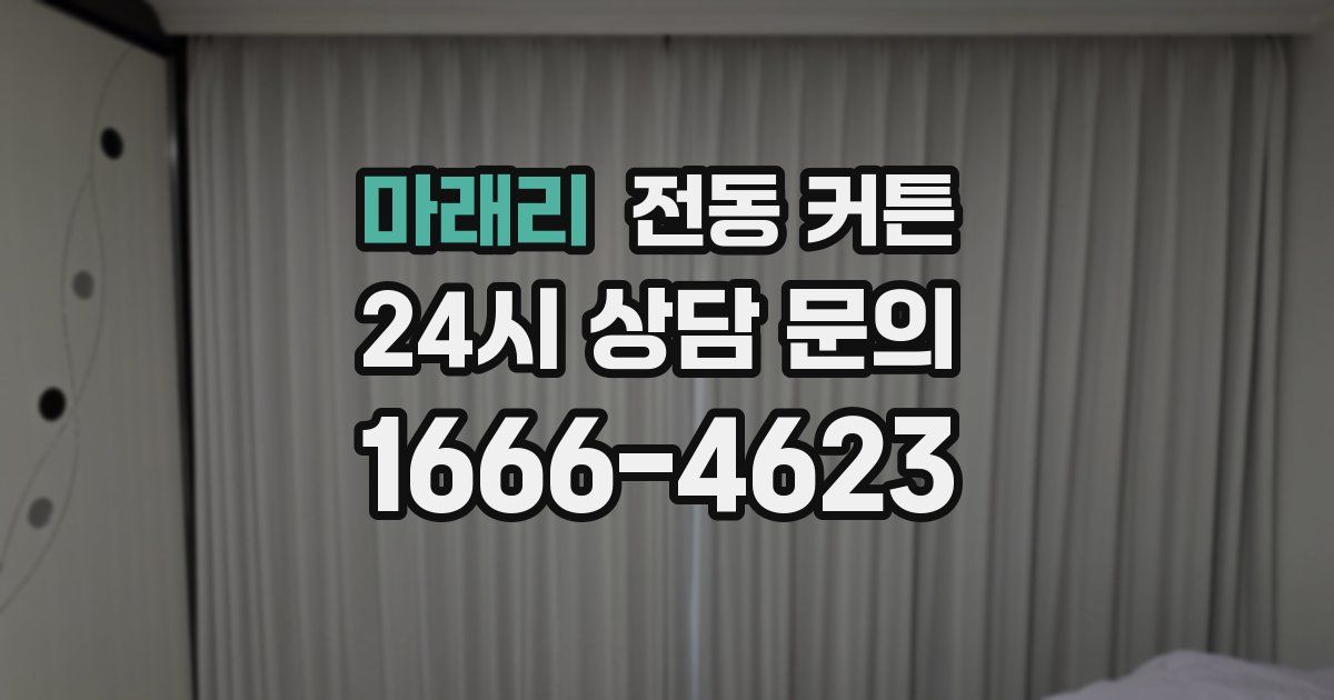 마래리 전동 커튼
