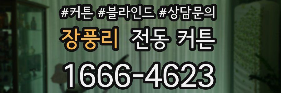 장풍리 전동 커튼