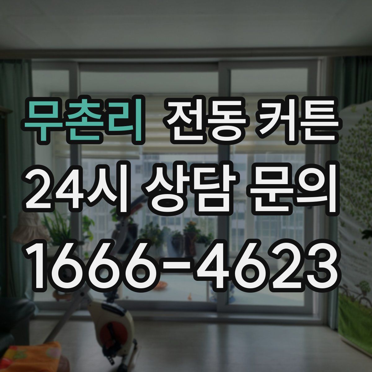 무촌리 전동 커튼