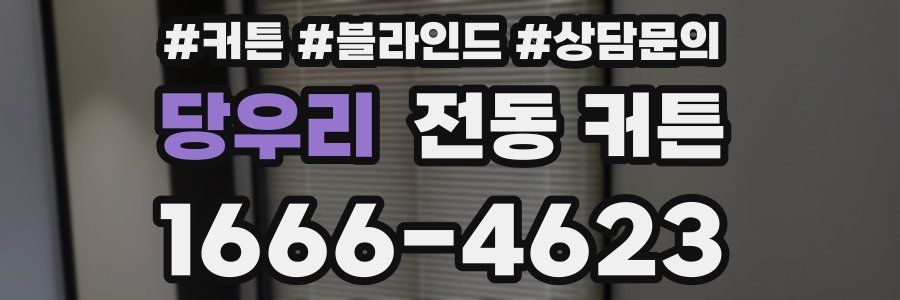 당우리 전동 커튼