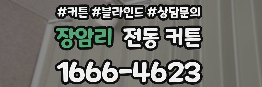 장암리 전동 커튼
