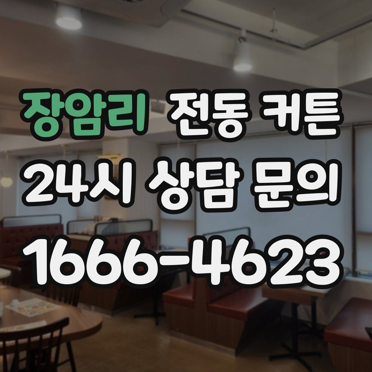 장암리 전동 커튼