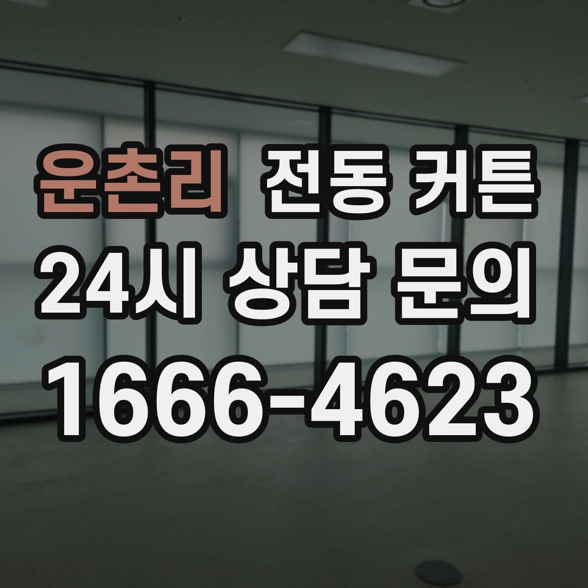 운촌리 전동 커튼