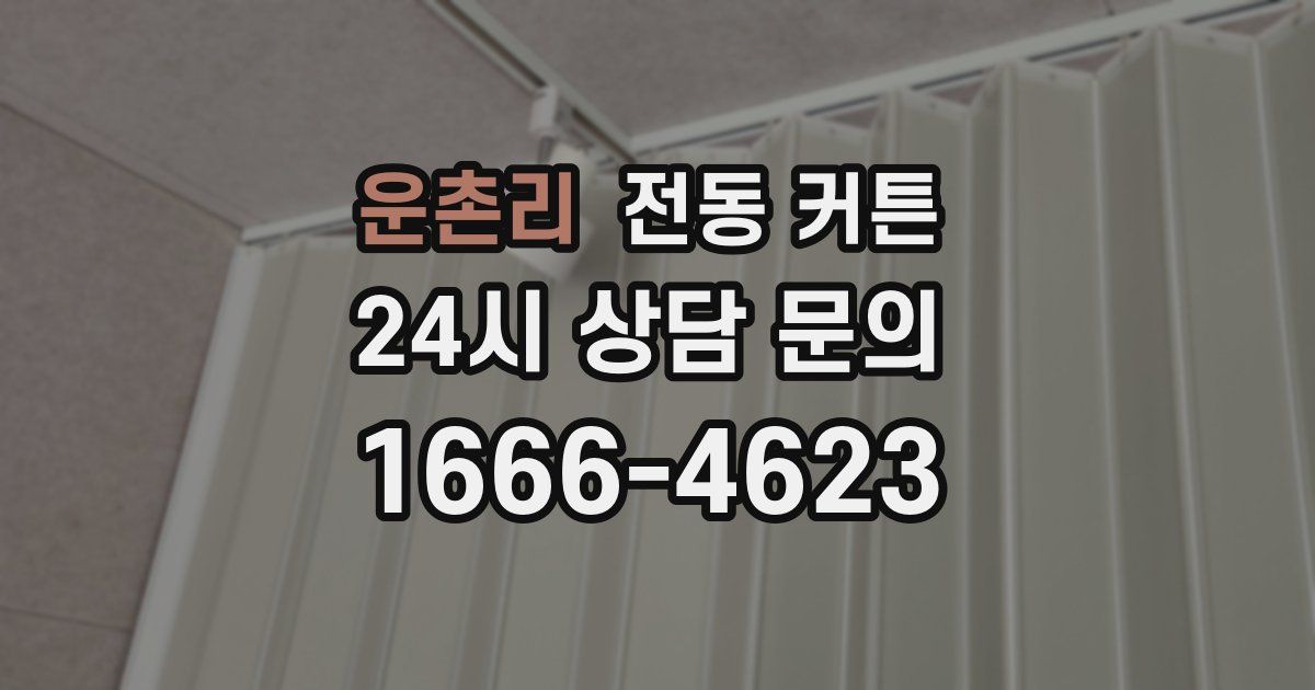 운촌리 전동 커튼