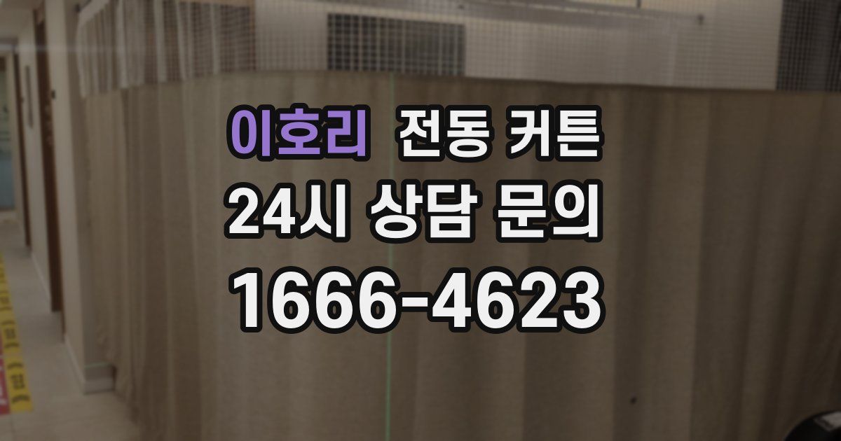 이호리 전동 커튼