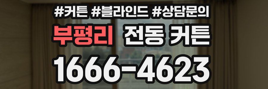 부평리 전동 커튼