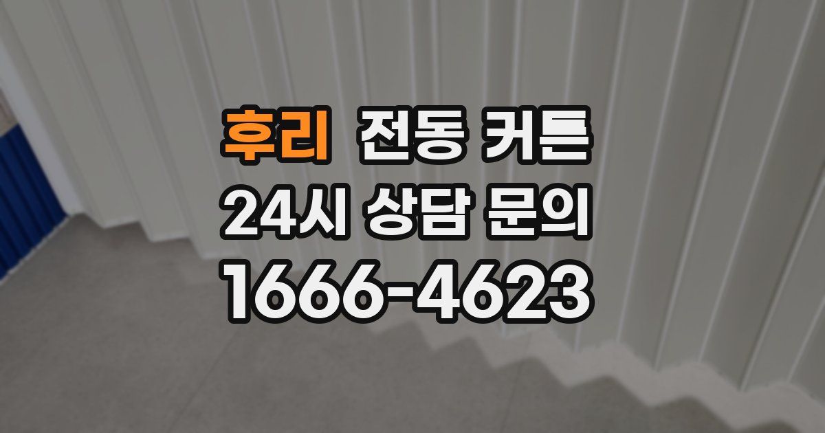 후리 전동 커튼