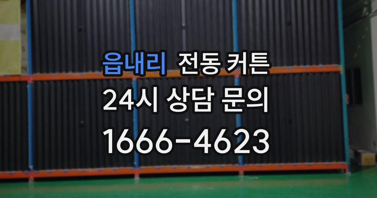 읍내리 전동 커튼
