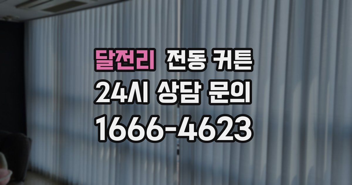달전리 전동 커튼