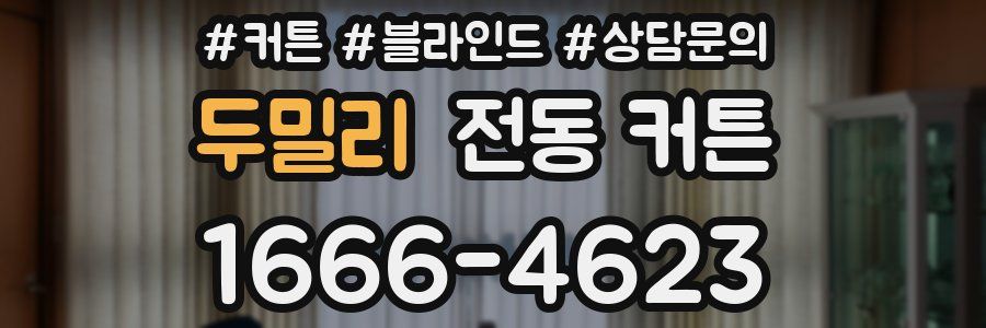 두밀리 전동 커튼