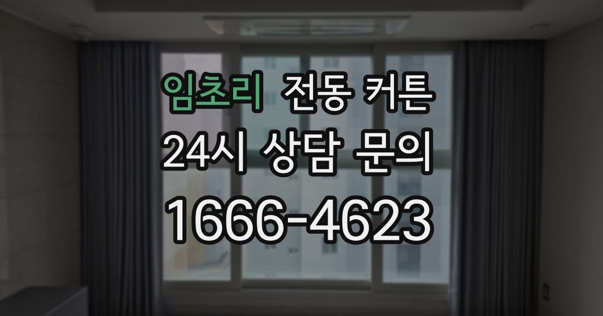 임초리 전동 커튼