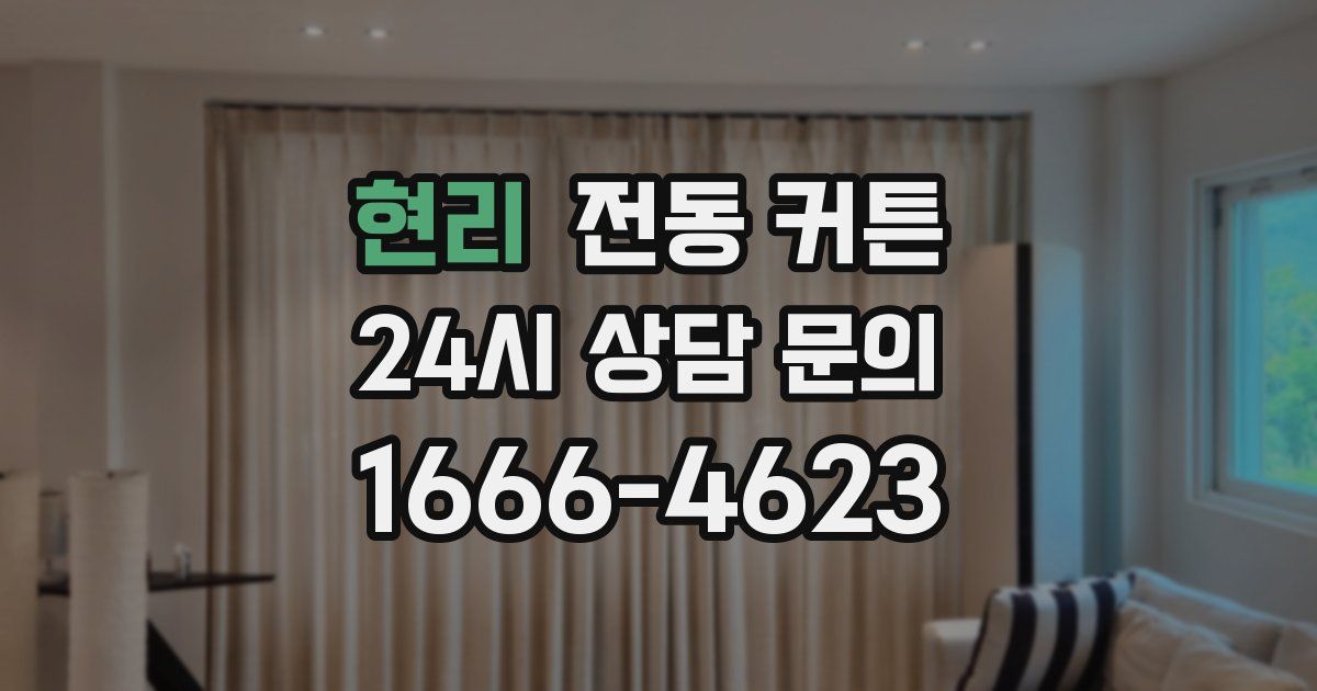 현리 전동 커튼