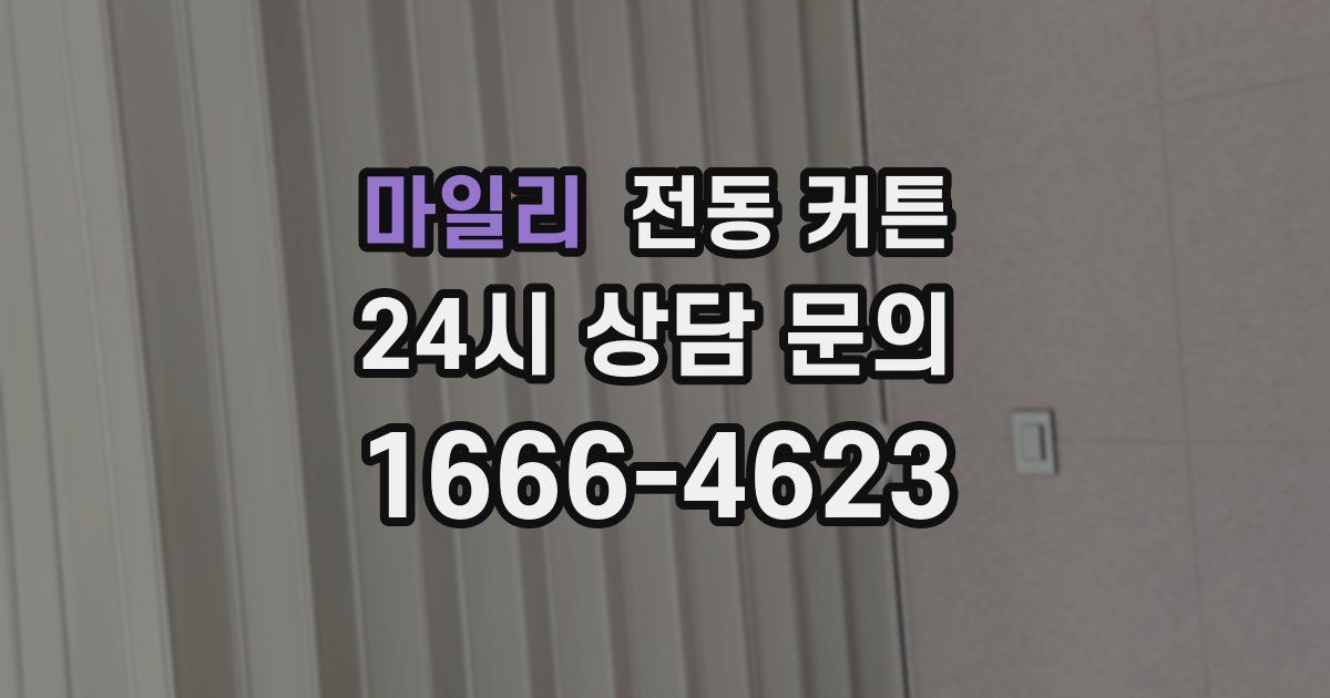 마일리 전동 커튼