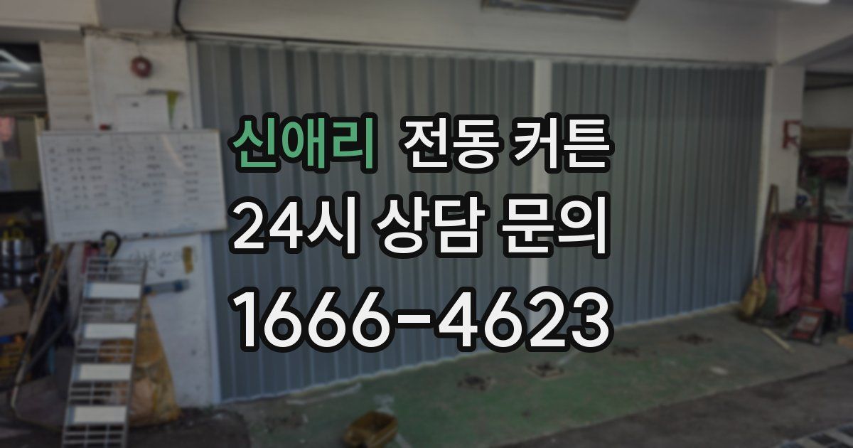 신애리 전동 커튼
