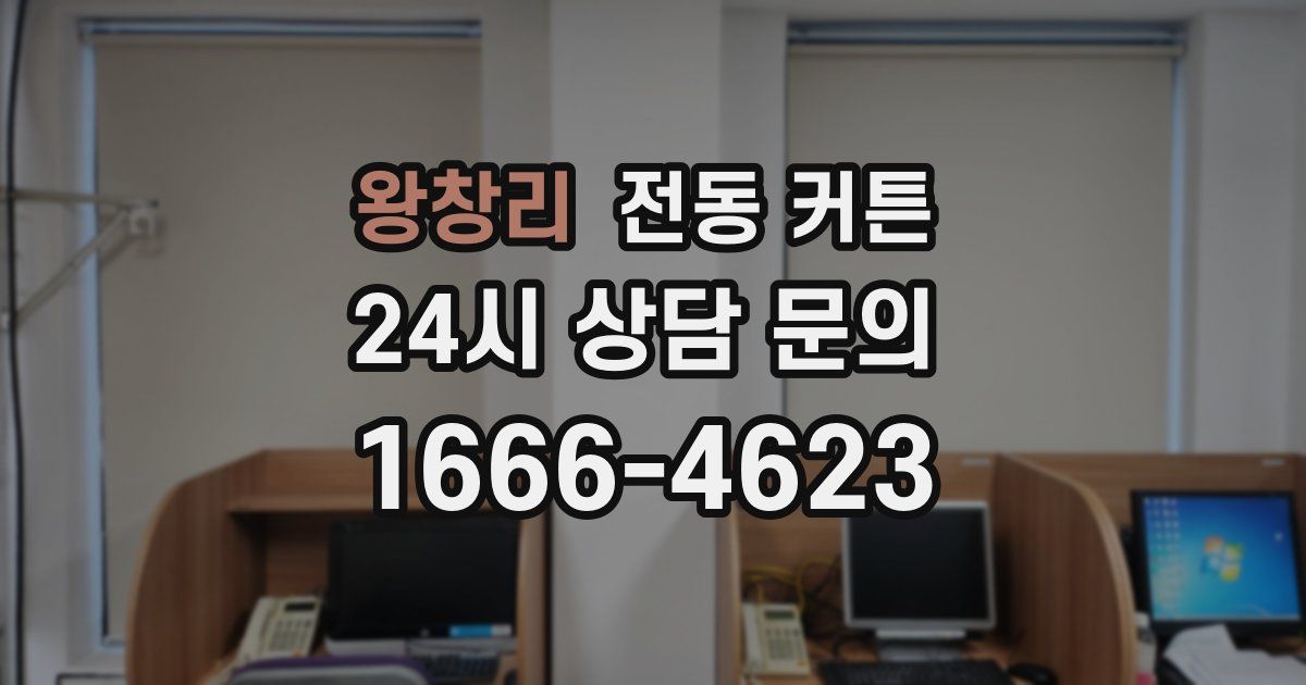 왕창리 전동 커튼