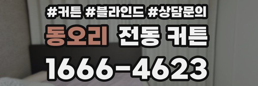 동오리 전동 커튼