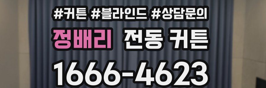 정배리 전동 커튼