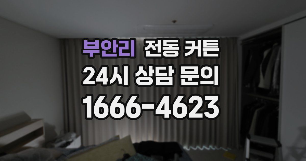 부안리 전동 커튼
