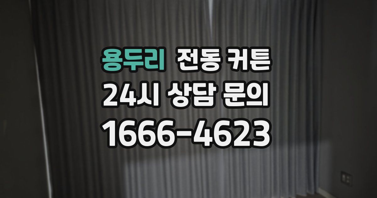 용두리 전동 커튼