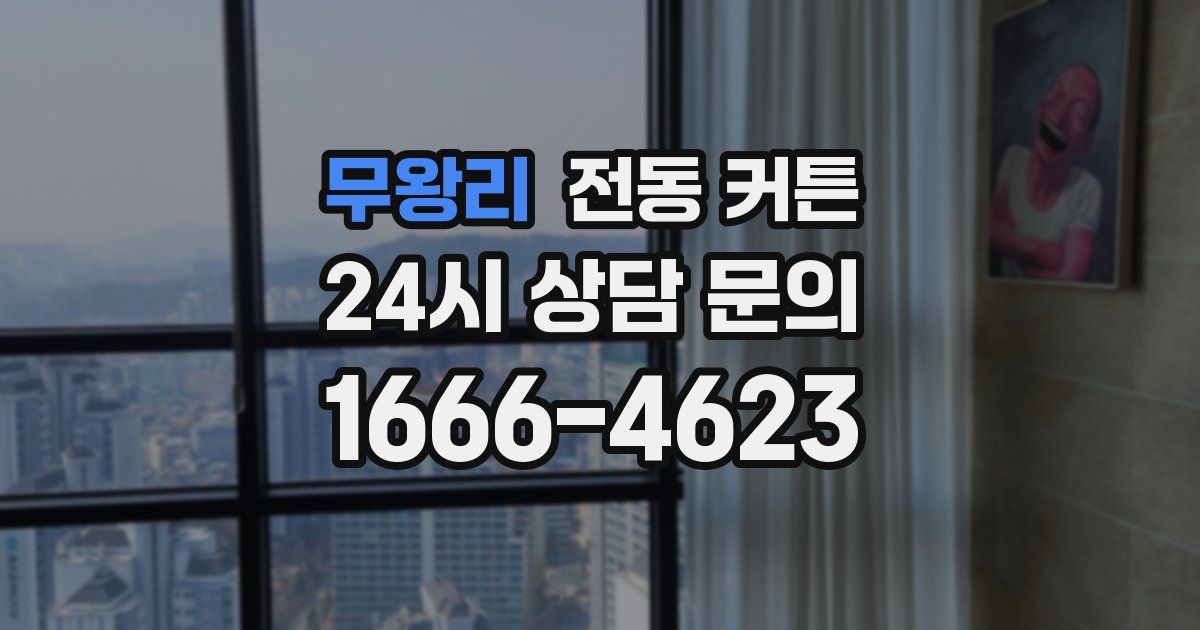 무왕리 전동 커튼