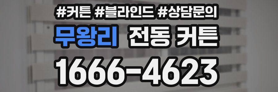 무왕리 전동 커튼
