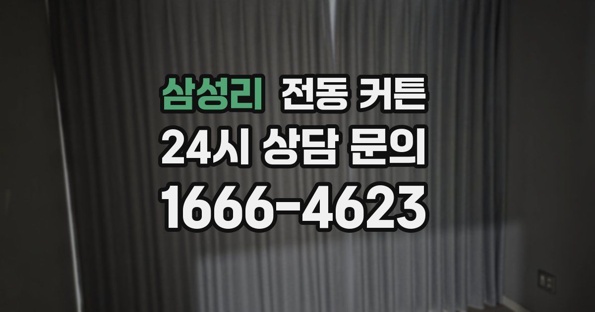 삼성리 전동 커튼
