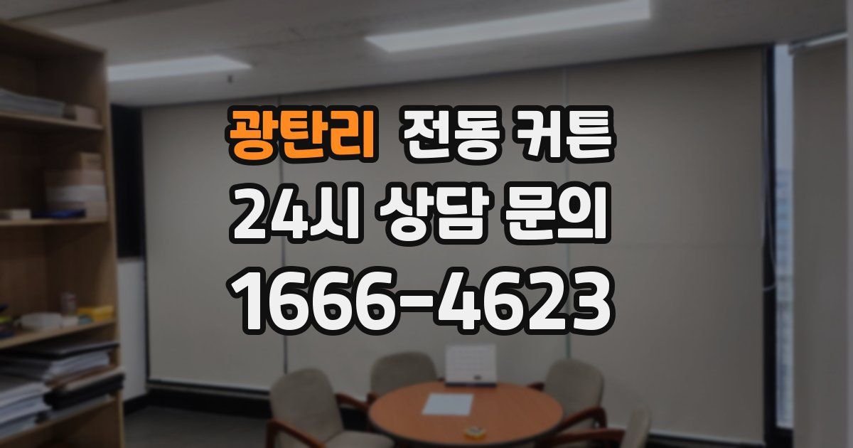 광탄리 전동 커튼