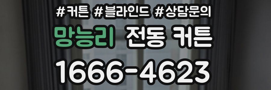 망능리 전동 커튼