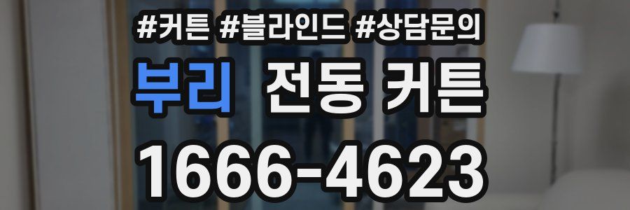 부리 전동 커튼