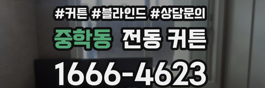 중학동 전동 커튼