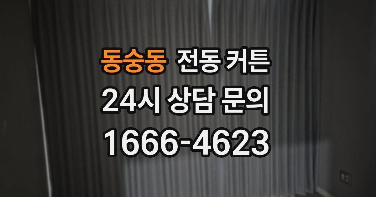 동숭동 전동 커튼