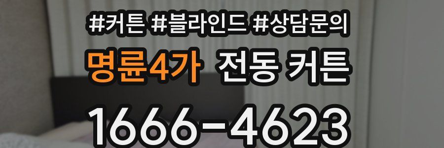 명륜4가 전동 커튼