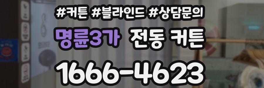 명륜3가 전동 커튼