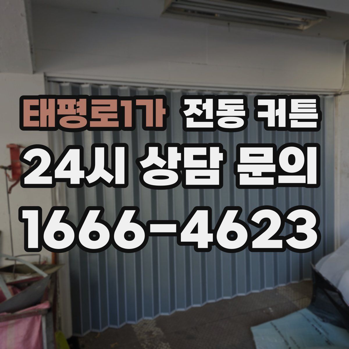 태평로1가 전동 커튼