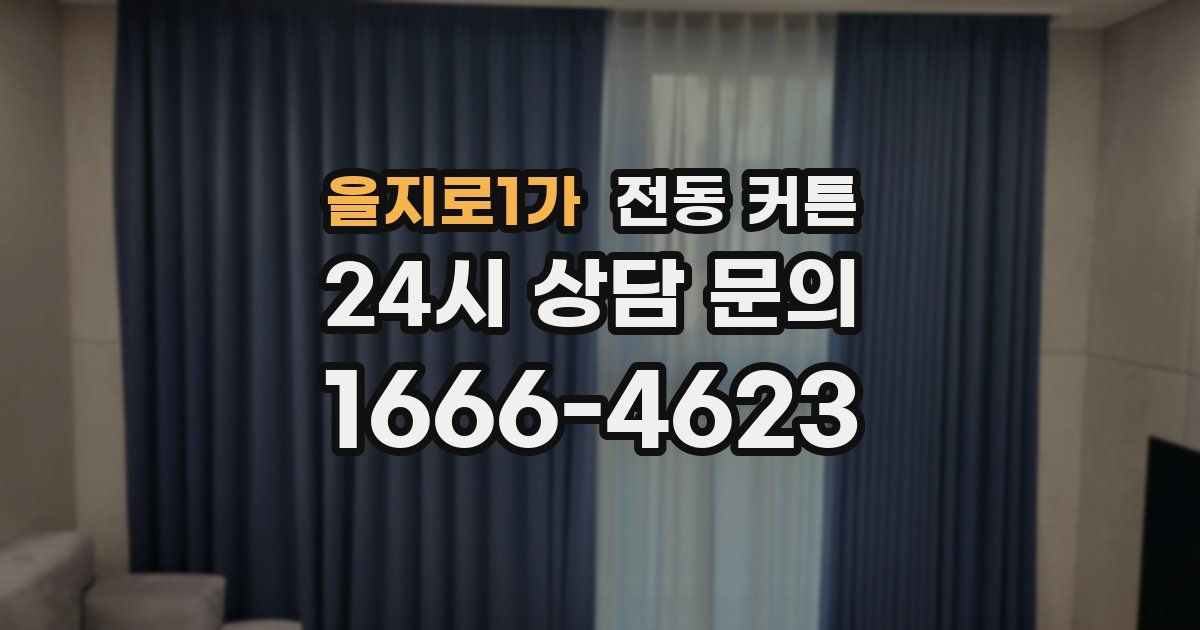 을지로1가 전동 커튼