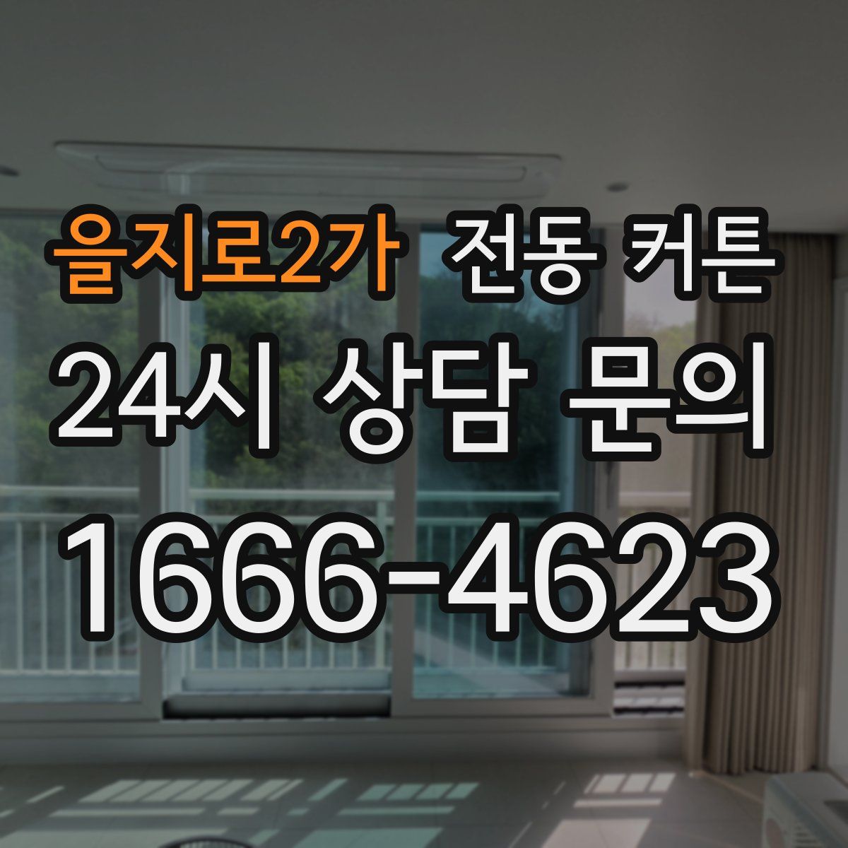을지로2가 전동 커튼
