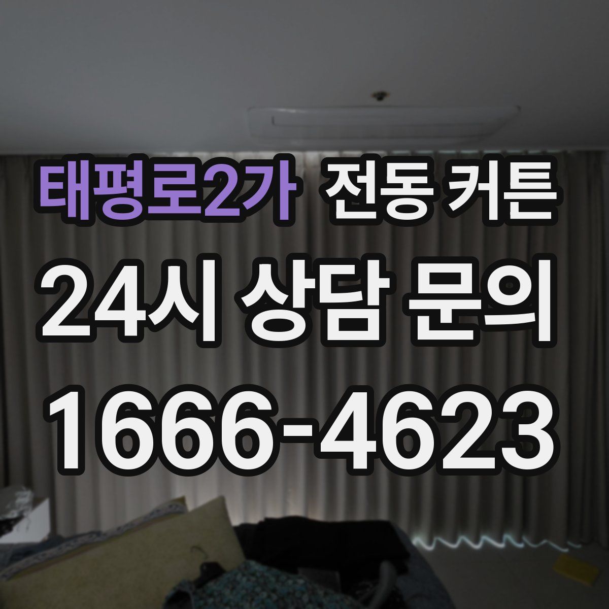 태평로2가 전동 커튼