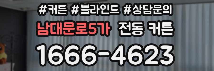남대문로5가 전동 커튼
